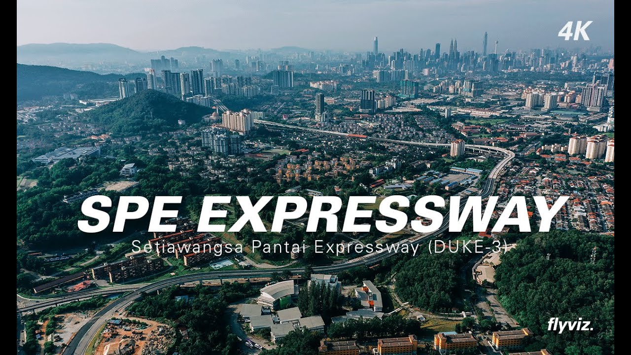 Setiawangsa - Pantai (SPE) Expressway | Aerial Drone Video 4k