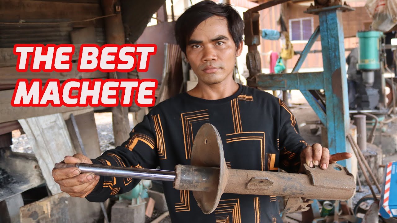 HOW TO MAKE KNIFE FROM CAR AXLE.