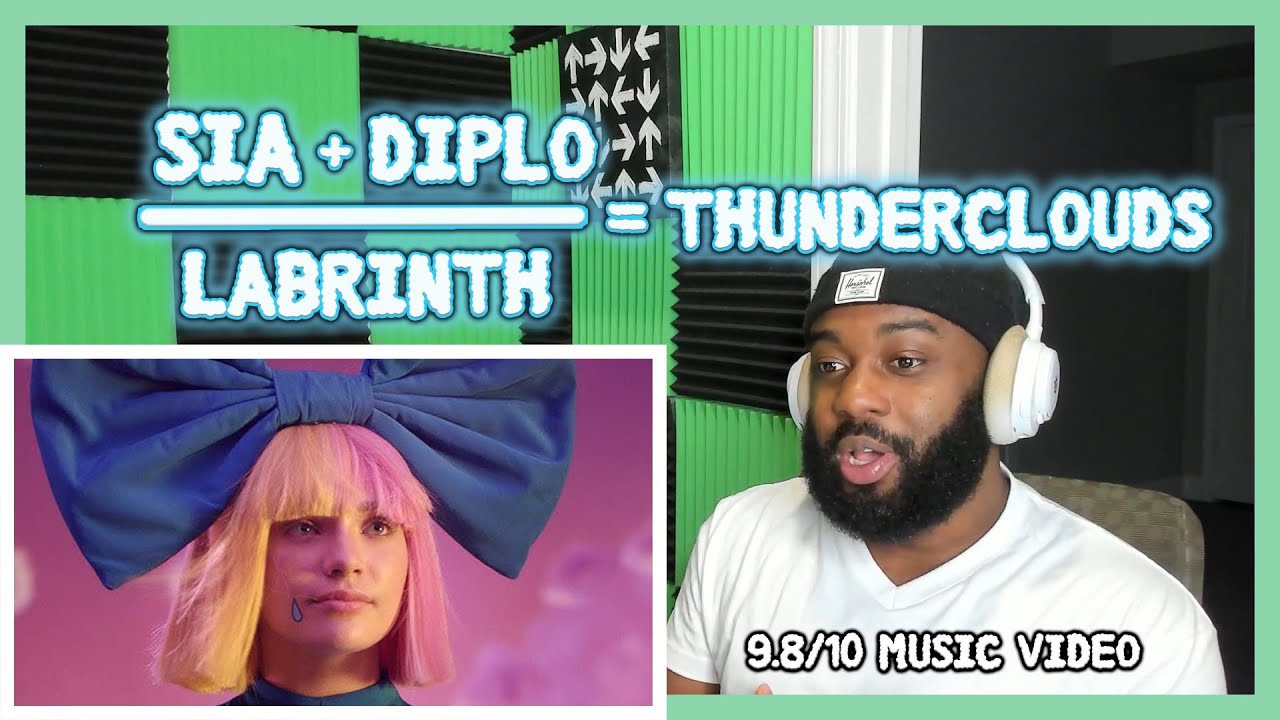 Best Music Video I've Seen In Years...Thunderclouds - Sia, Diplo & Labrinth || Reaction