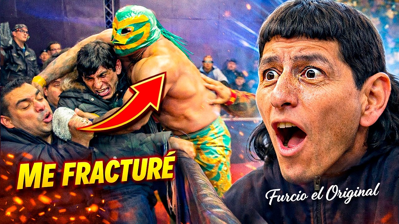 CASI NO LA CUENTO  EN LA LUCHA LIBRE MEXICANA 😱🇲🇽 | FURCIO