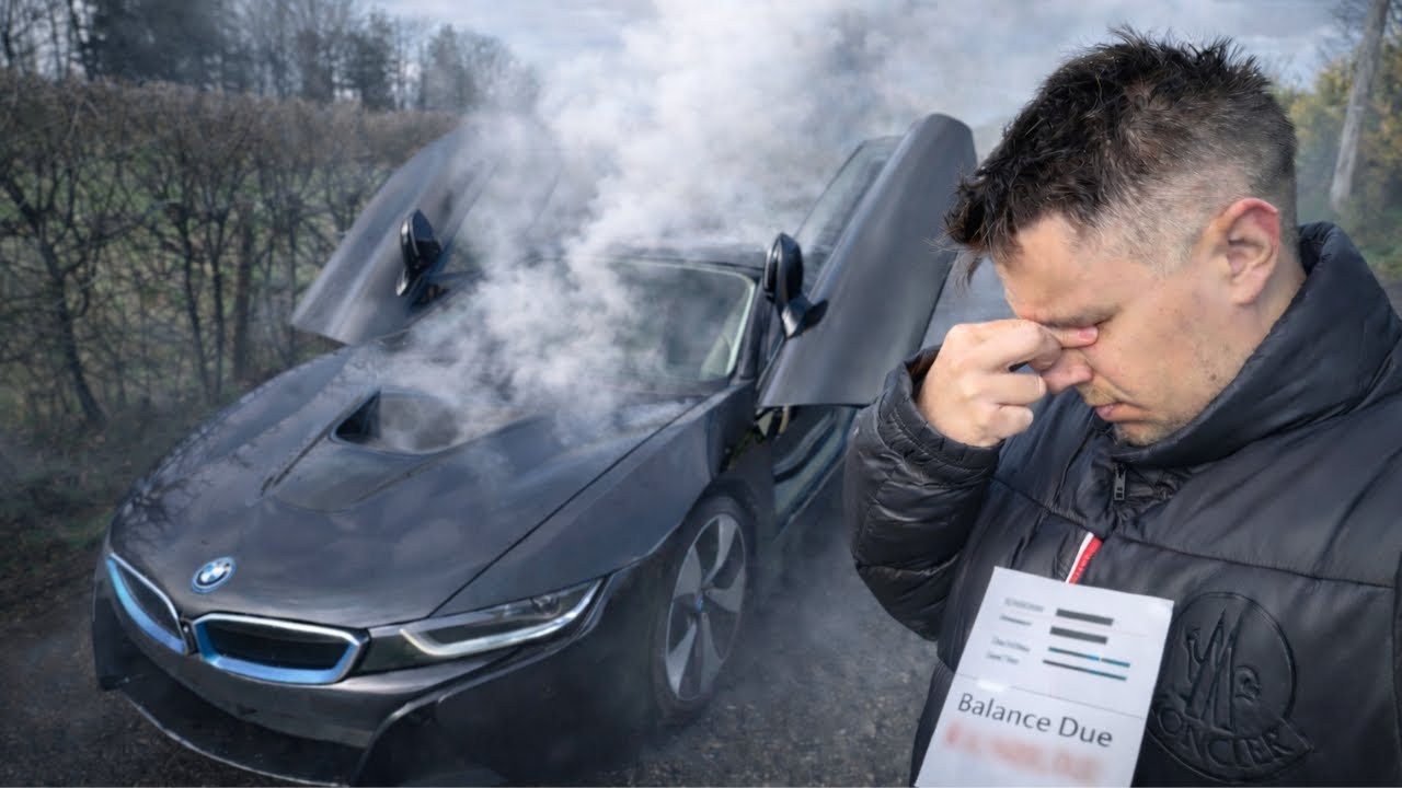 FIRST PROBLEM AND BILL ON MY CHEAP BMW i8