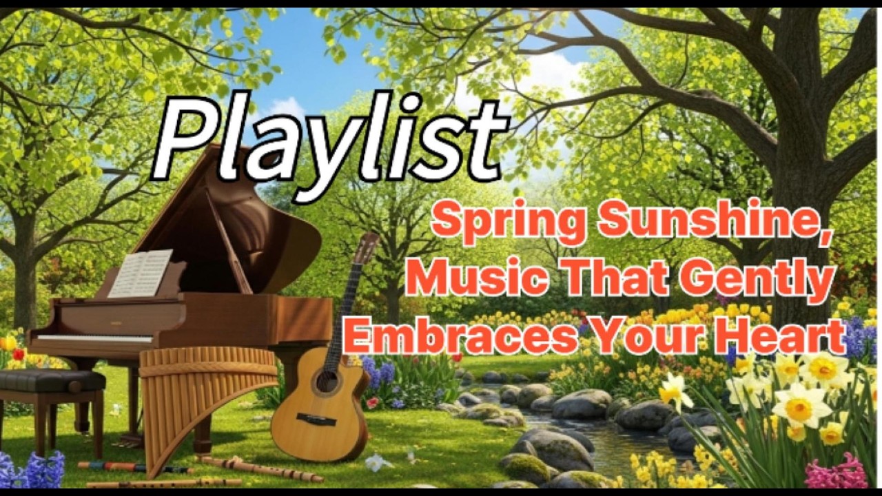 Spring Sunshine, Music That Gently Embraces Your Heart | Piano, Pan Flute & Classical Guitar (2H)
