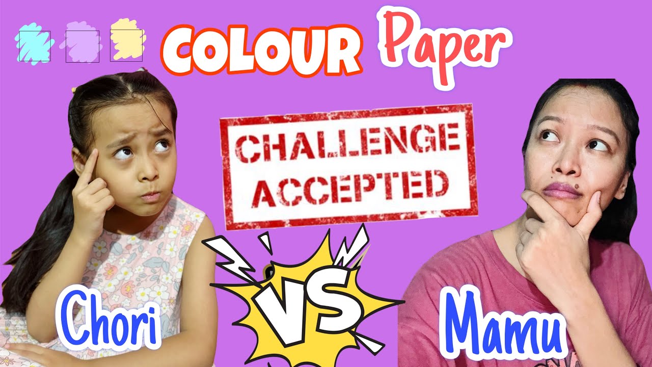 Our FIRST challenge video🫣 mamu V/S chori | winner le k payo ta😱
