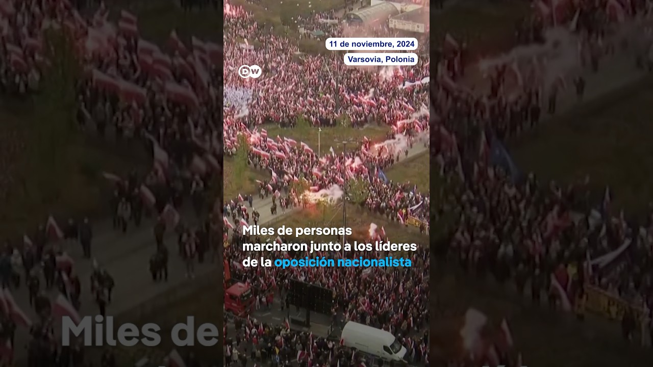 La ultraderecha marcha en Polonia al grito de “¡Por una Europa blanca de naciones hermanas!”