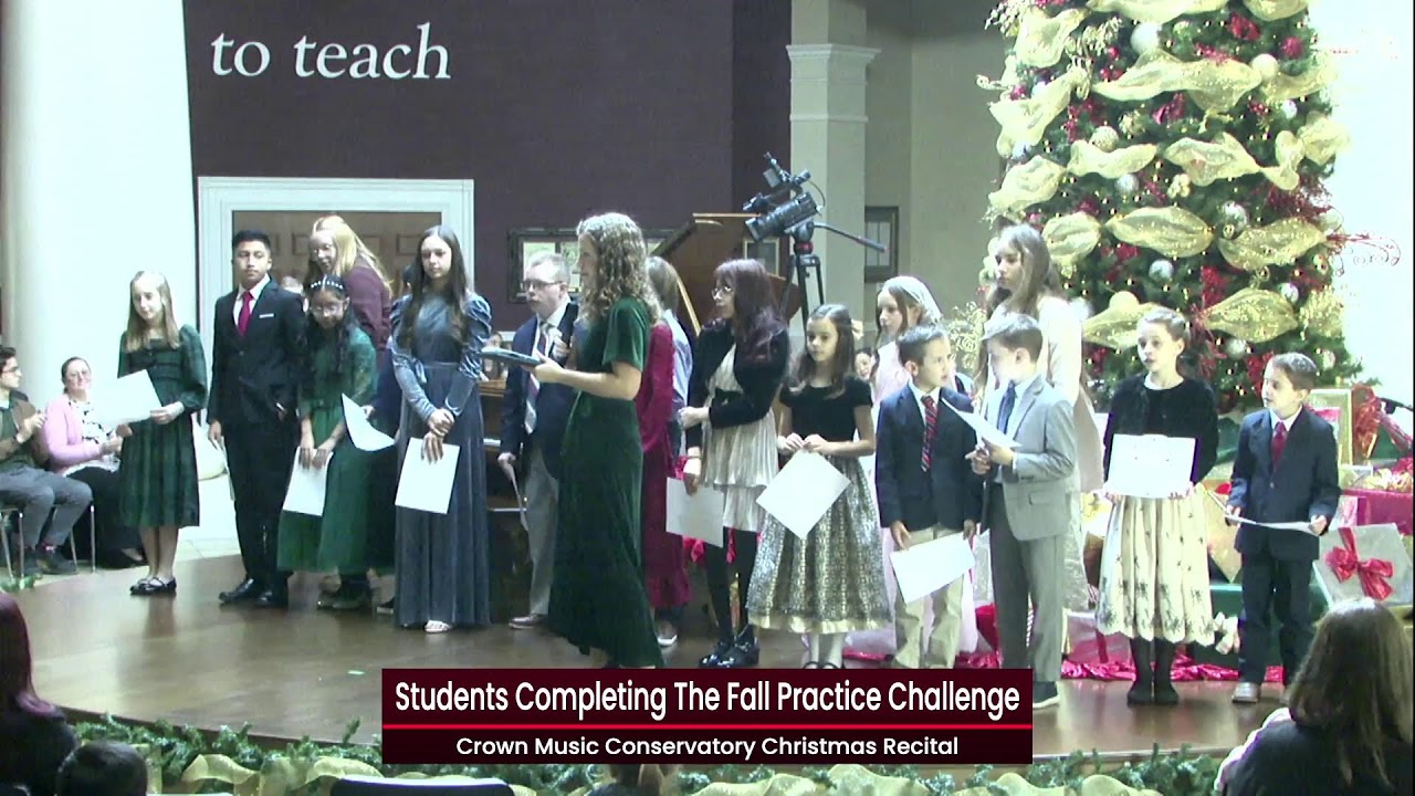 Crown Music Conservatory Christmas Recital #1 • 11:00 a.m.