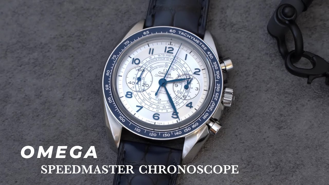 三種功能一次滿足/OMEGA新款超霸SPEEDMASTER CHRONOSCOPE/脈搏計、測速儀、測距儀