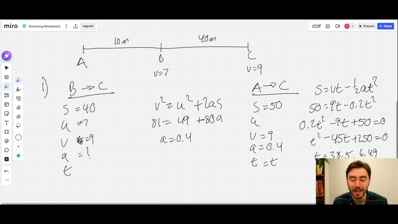 Tutor Seminar: SUVAT equations