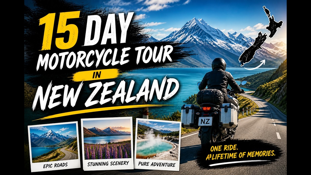 15 DAY TOUR (New Zealand – Forgotten World) | Award-winning Motorcycle Tours with BIG BIKE TOURS