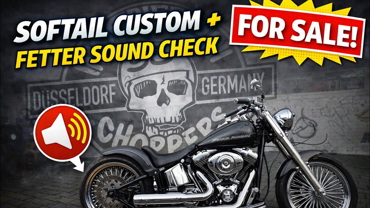 💰FOR SALE | Softail Custom mit brutalem Sound 💥