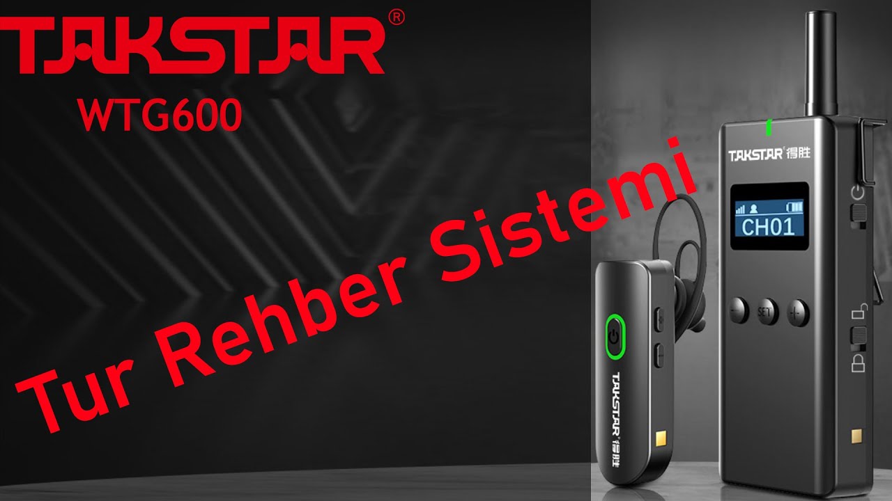 TAKSTAR WTG600 Kablosuz Tur Rehber sistemi