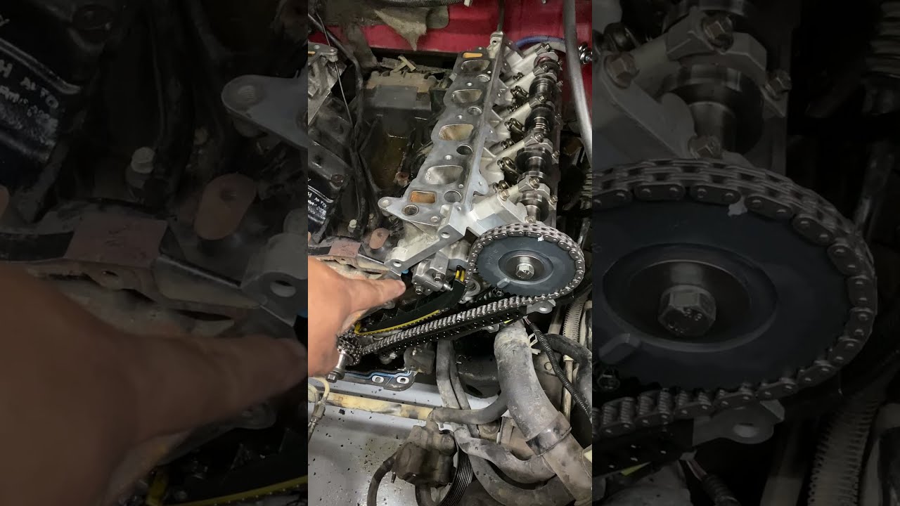 PLASTIC VS STEEL TIMING CHAIN TENSIONERS FORD 4.6 & 5.4 V8 