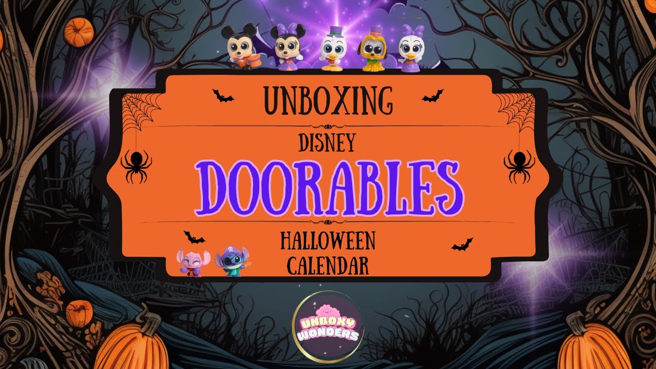💥Target Exclusive💥 Disney Doorables Halloween Calendar Unboxed 🎃✨| ASMR #unboxed #asmr  #disney