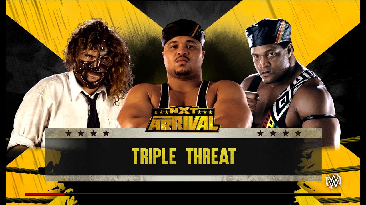 WWE 2k16 интерконтинентальный пояс 3 men D,Lo Brown - Faarooq - Mankind матч третий