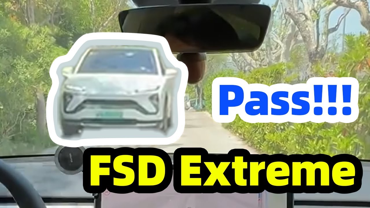 Tesla FSD Defies Insane Narrow Roads with Heart-Stopping Skill !!!｜Tesla FSD in CHN