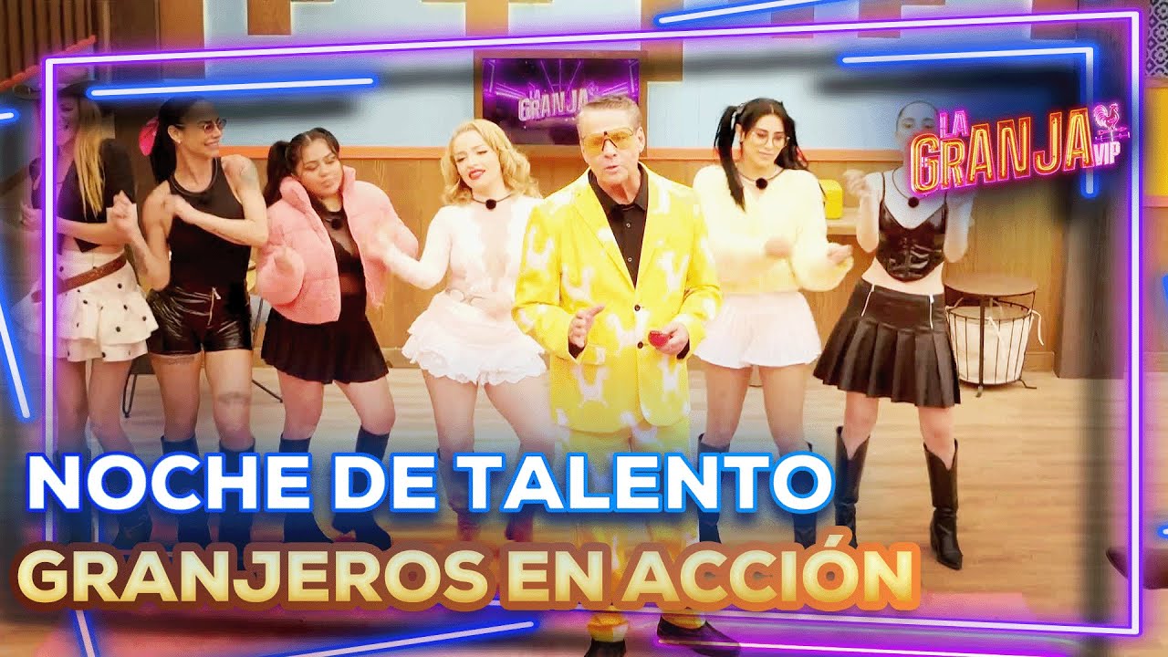 ¡Nuestros granjeros lo dieron todo en la noche de talento! Baile, canto y acción en la pista.  PT. 2