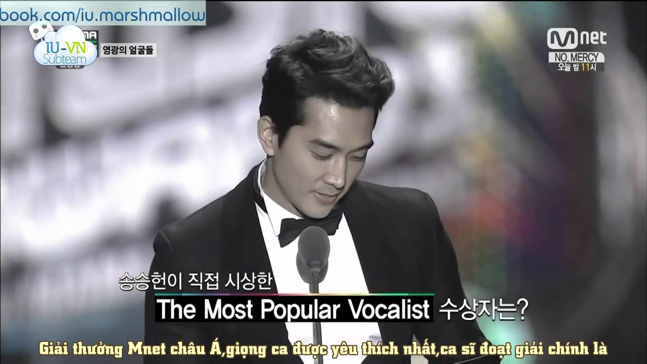 [Vietsub] 141210 Mnet 2014 MAMA Hidden Story - IU & Song Seung Hun Cut