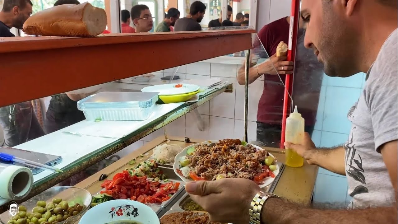 صحن تونسي وكسكروت تن عند مروان ولد بشبش في أريانة