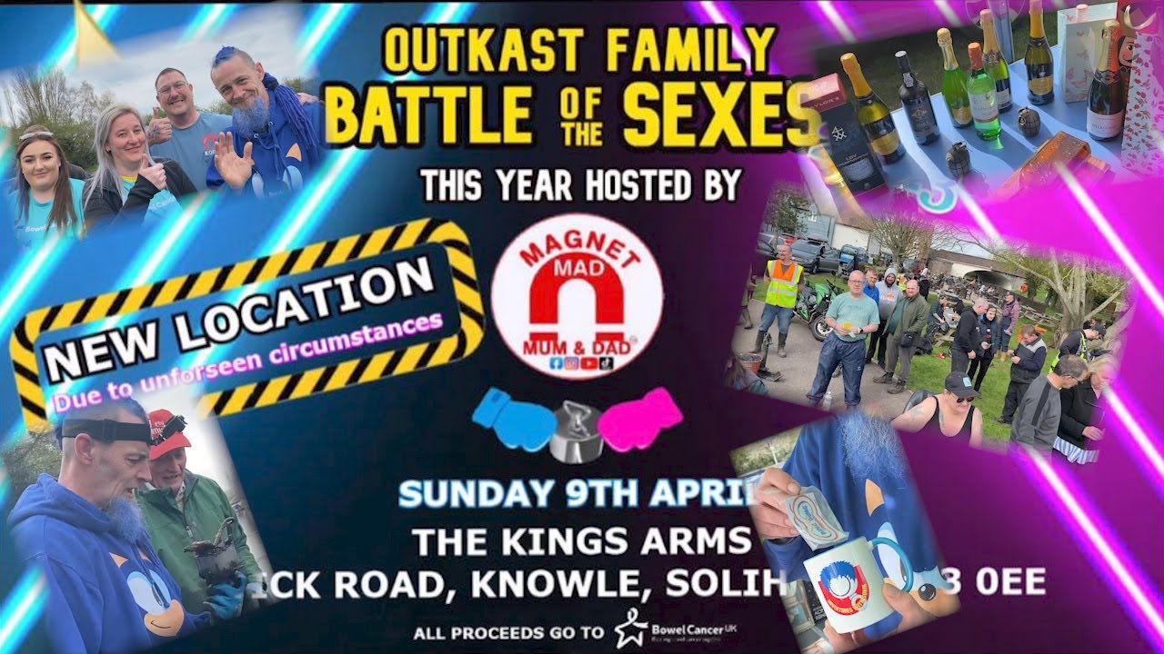 The epic battle of the sexes charity event #magnetfishing #treasurehunting