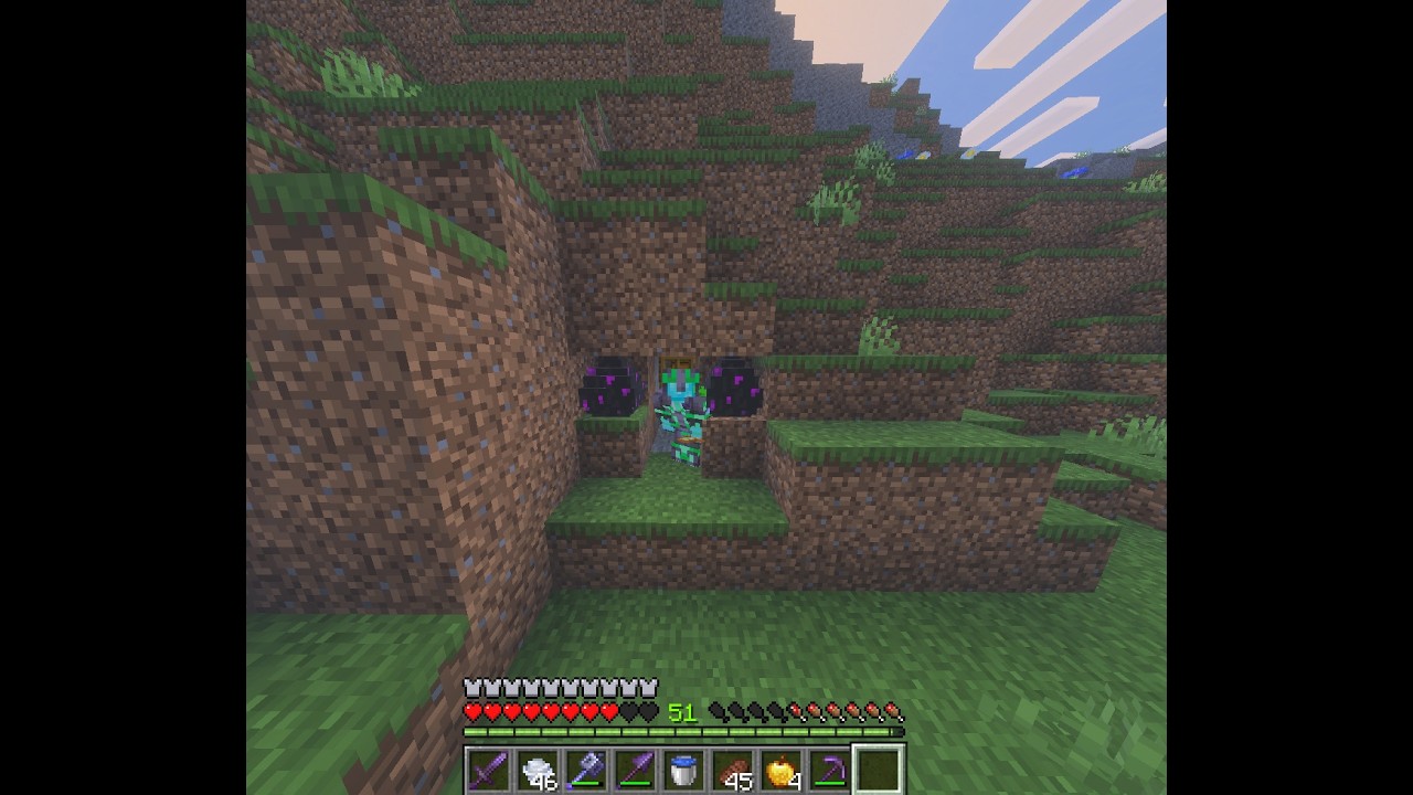 I beat the ender dragon (again) in my Minecraft realm