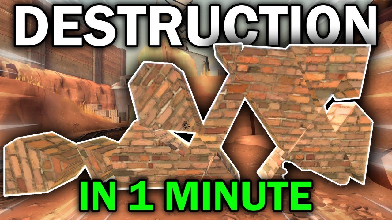REALISTIC DESTRUCTION In The Source Engine In 1 MINUTE