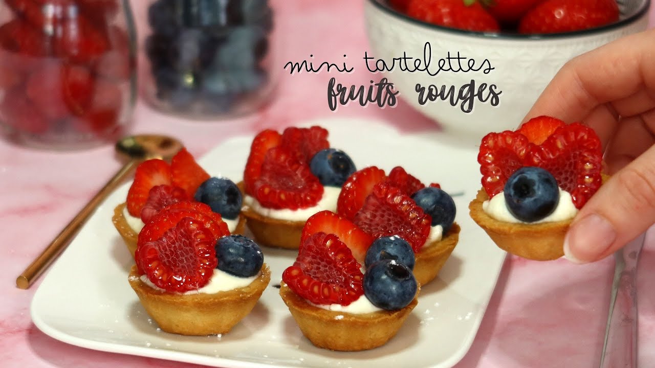 🍓 Mini tartelettes aux fruits rouges faciles et rapides - L&eacute;a cooking