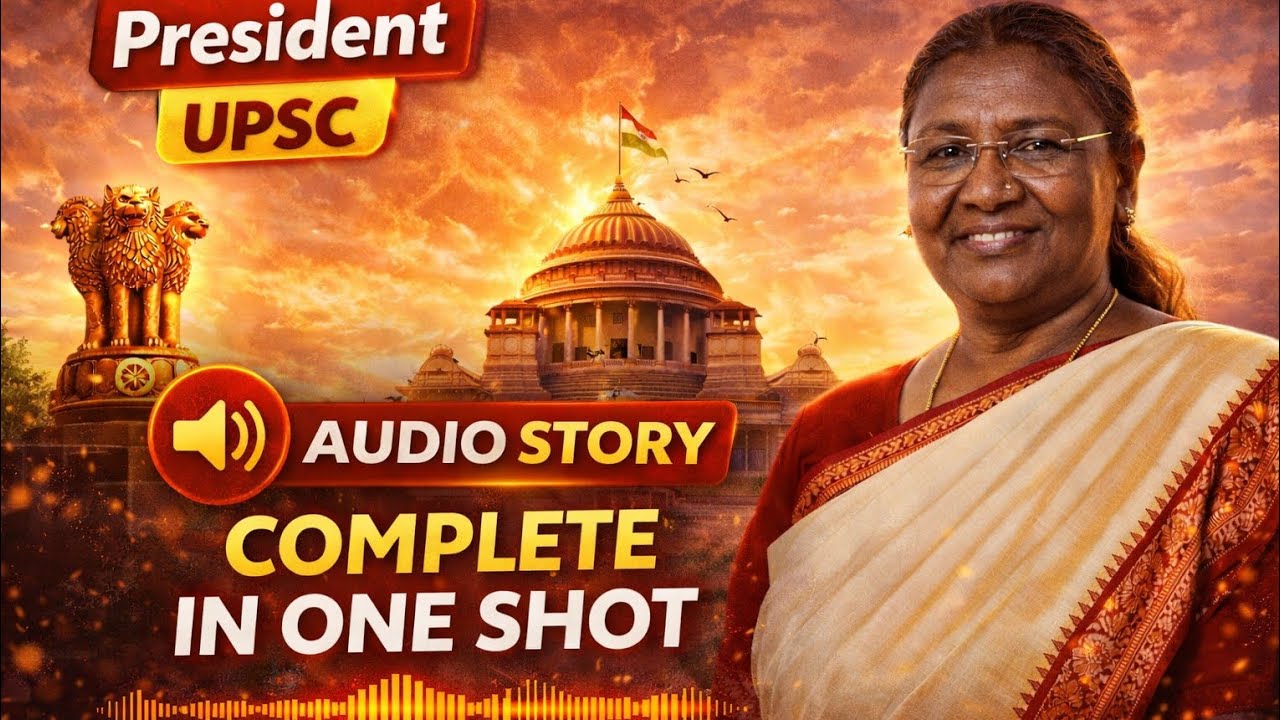 UPSC Polity: President Complete Revision 🚀 | Audio Story Mode