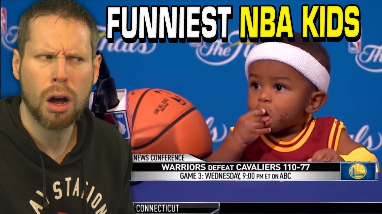 Funniest NBA Kids. Is that Little LeBron?