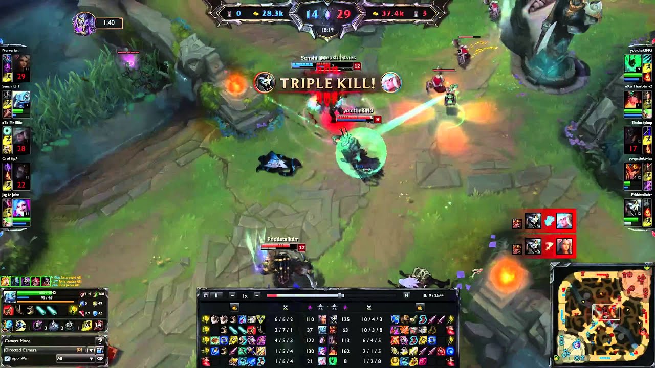 Pridestalker Rengar Pentakill in SoloQ