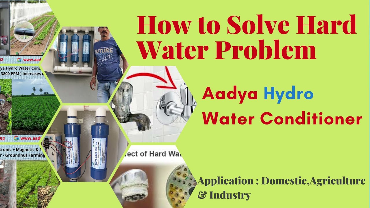 How to Solve Hard Water Probem in Domestic , Agriculture & Industry