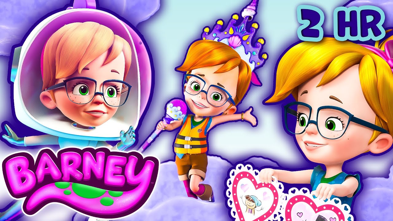 Sing & Play with Vivie 🎨🖍️🌟 | Best of Barney’s World | Songs & Stories | 2 Hours | Kids Cartoon