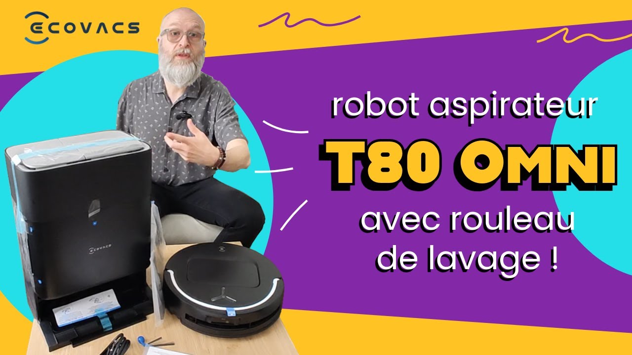 ECOVACS Deebot T80 Omni : un robot aspirateur avec rouleau pour laver !