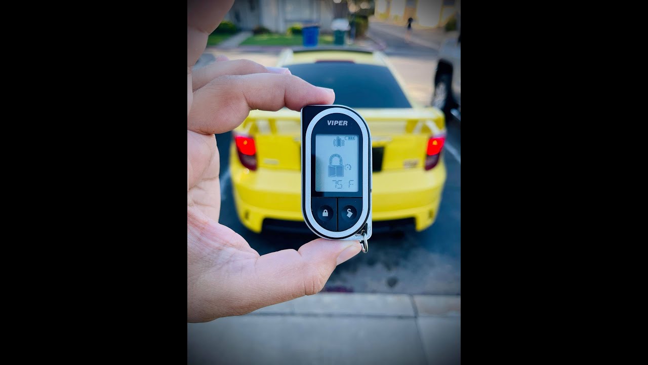 Toyota Celica Aftermarket Alarm Install Viper With Remote Start