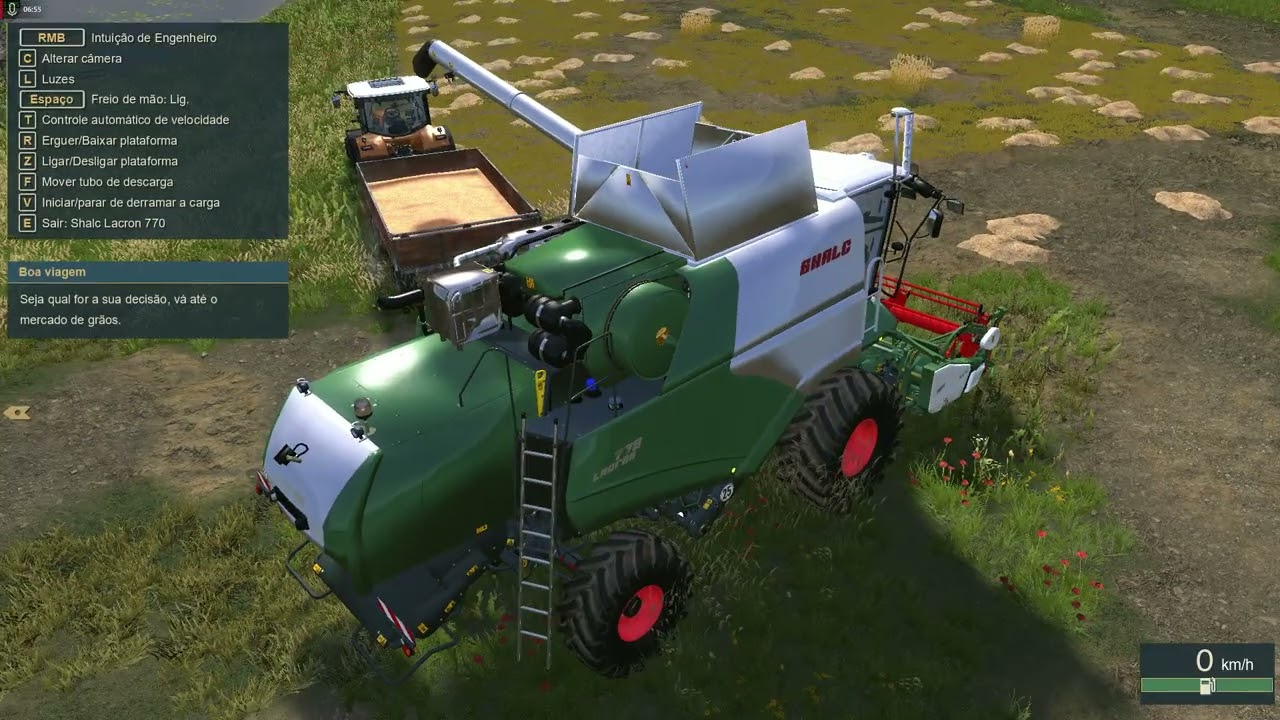 vendendo a colheita  FARM DYNAST 2 playtest