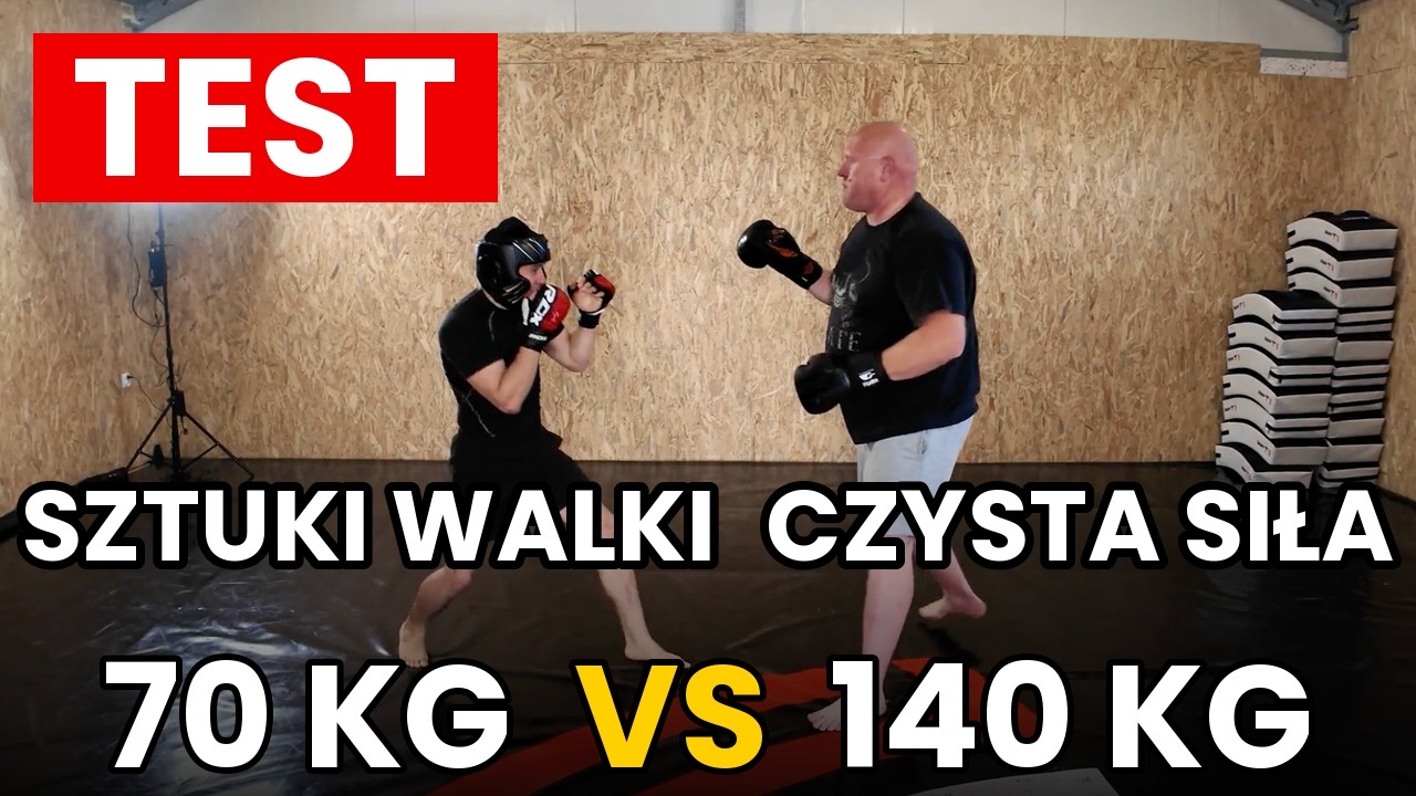 70kg Gość ze Sztuk Walki vs 140kg Olbrzym (Realny Test)