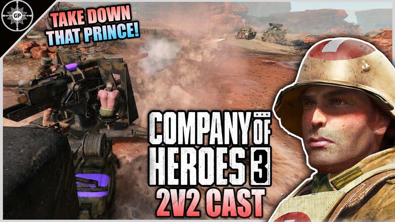 Flak 36 to the Rescue! | 2v2 Cambell's Convoy | CoH3 Cast 2.0 #58
