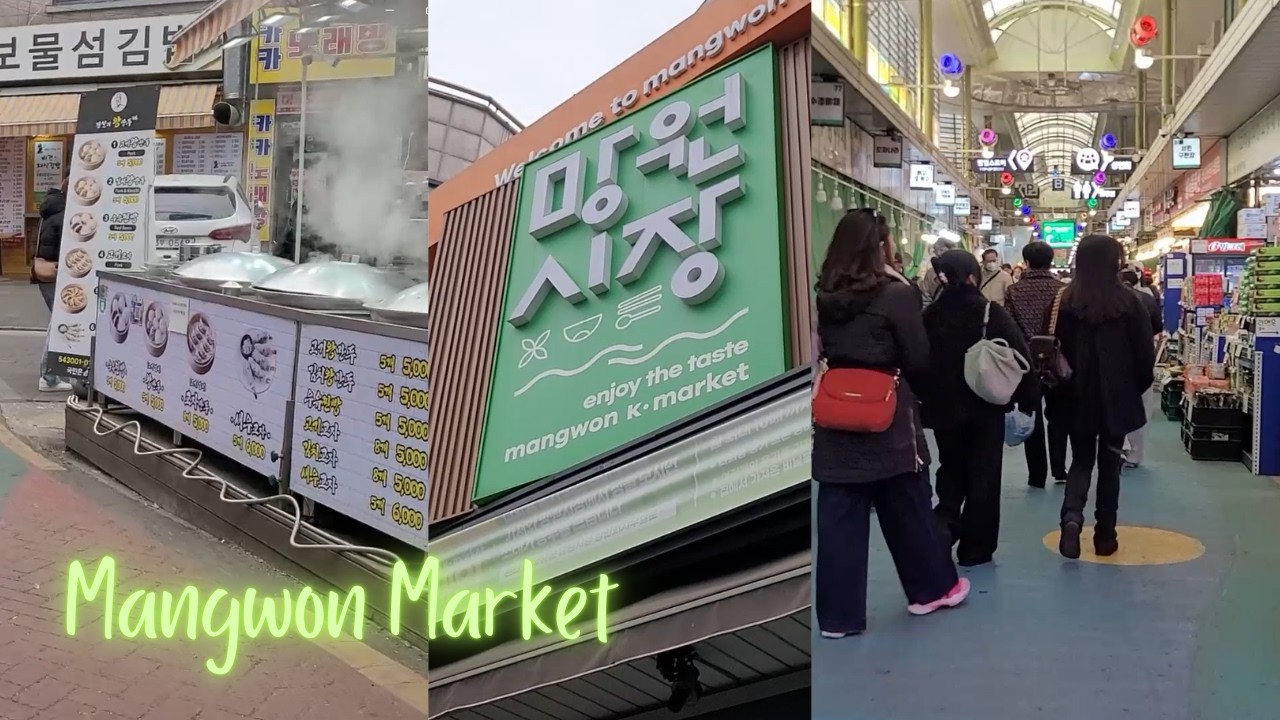 Walk through Mangwon Market