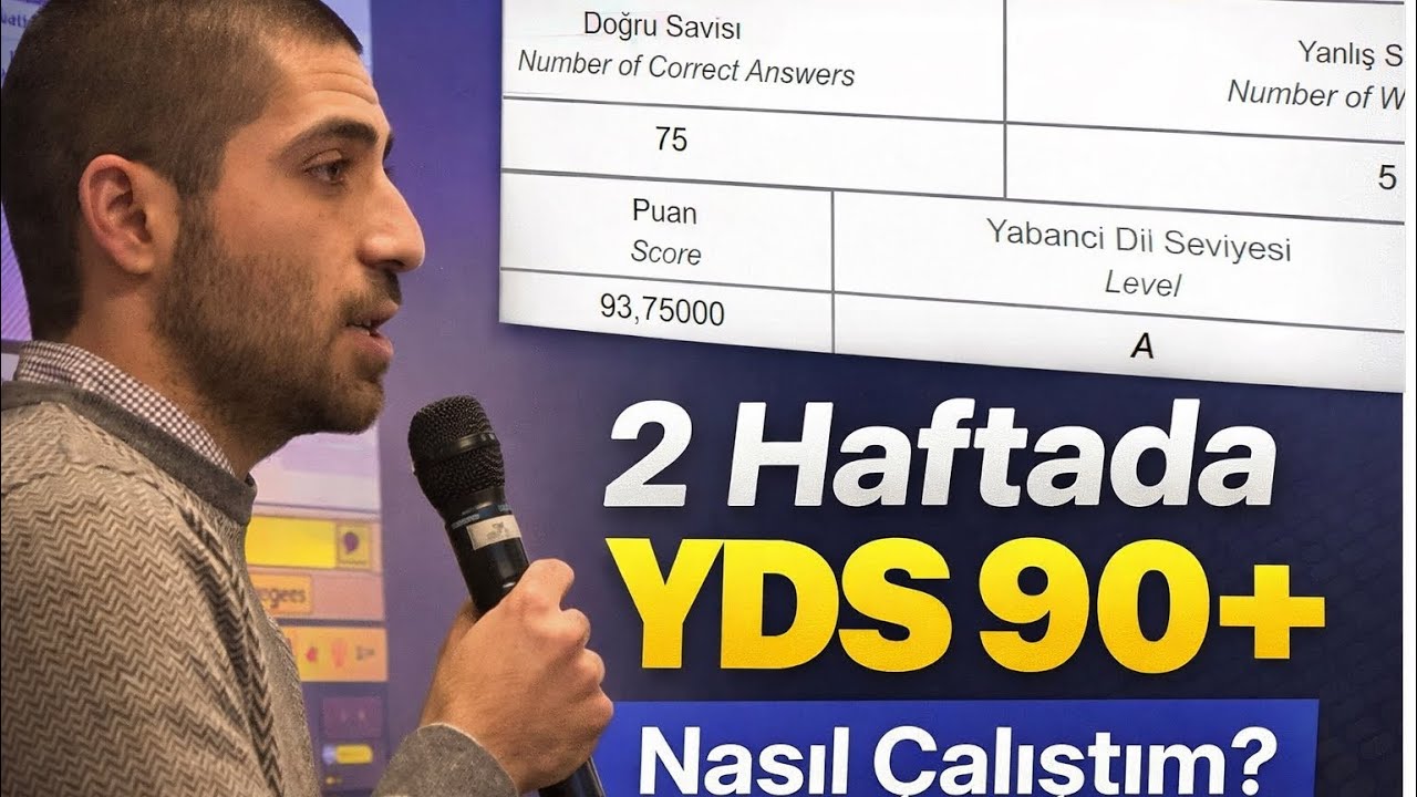 2 Haftada YDS 90+ | Nasıl Çalıştım?