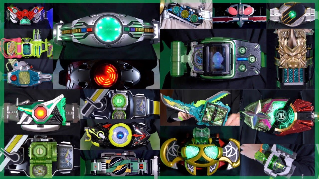 緑！黄緑！ブルーグリーン！なんとなく仮面ライダーのイメージカラーだよね【っぽいも含む】/Green Collection【KamenRider】