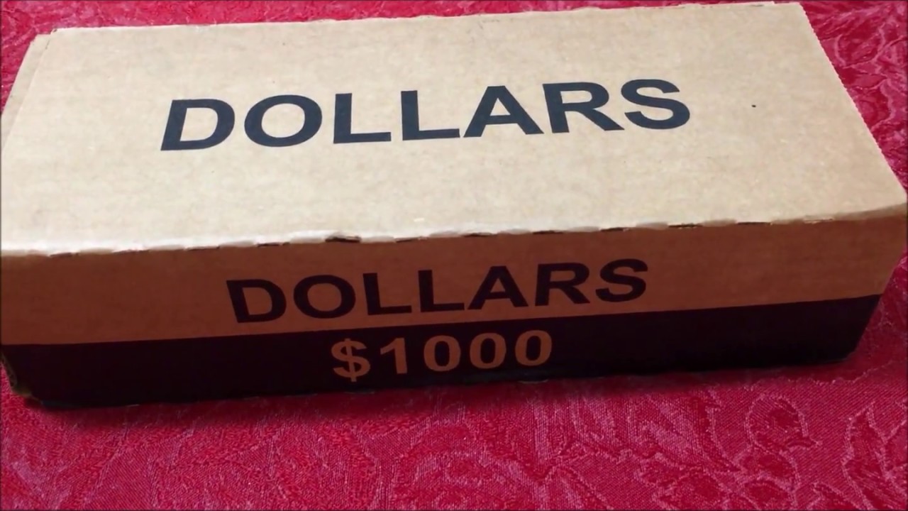 $1000 SMALL DOLLAR BOX COIN ROLL HUNT! ERRORS/VARIETIES. DOLLAR COINS WORTH MONEY!