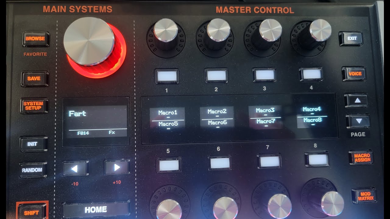 Making my hydrasynth fart