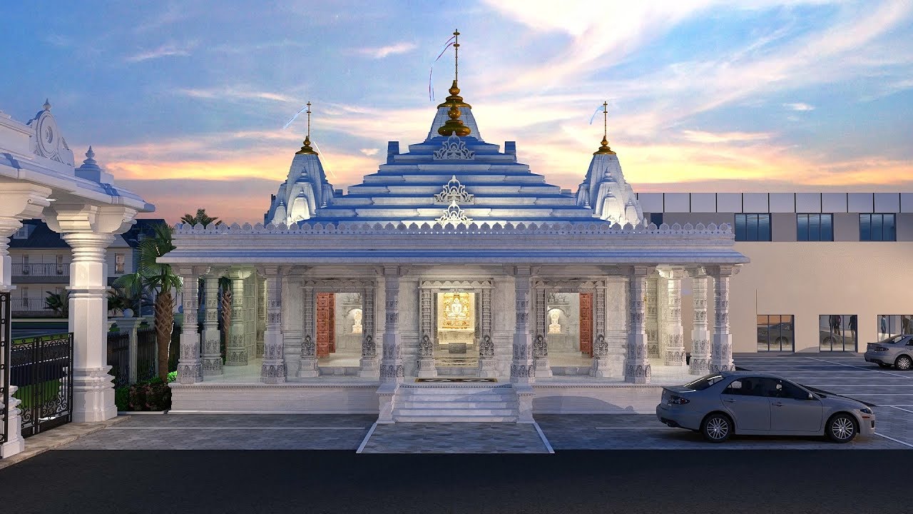 Temple 3D Walkthrough Animation / Temple Architecture and Interior - Australia #KemsStudio