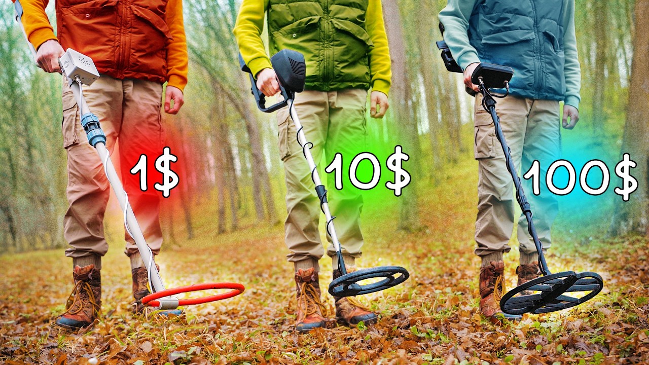 МЕТАЛЛОИСКАТЕЛЬ ЗА 1$ VS 10$ VS 100$!
