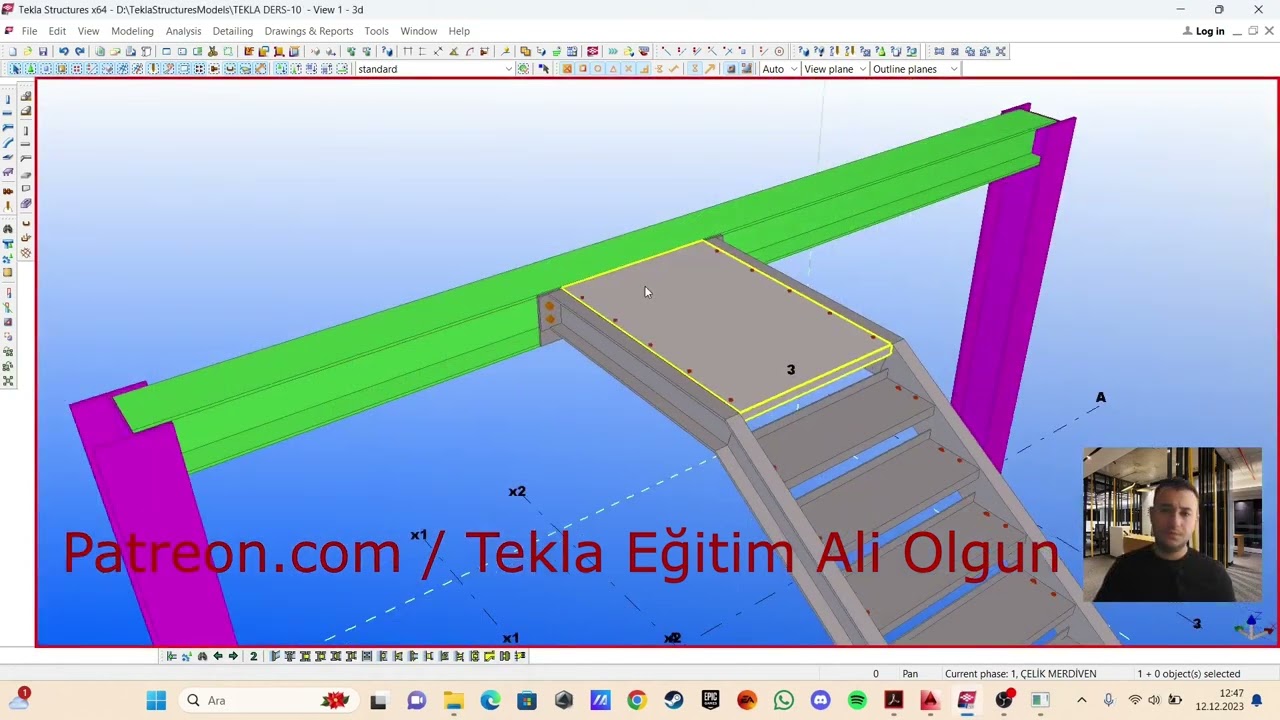 TEKLA EĞİTİM VİDEOLARI DERS-10 TANITIM