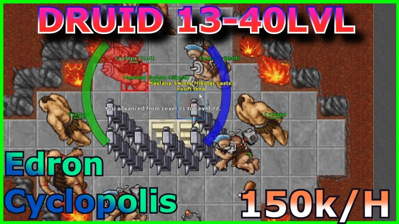 [DRUID 13-40LVL] EDRON CYCLOPOLIS - TIBIA