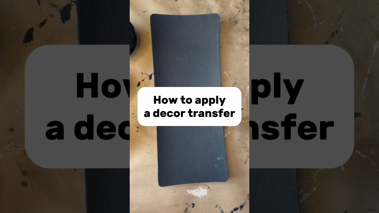 How to Apply a Decor Transfer on a Small Project | DIY Small Thrift Flip