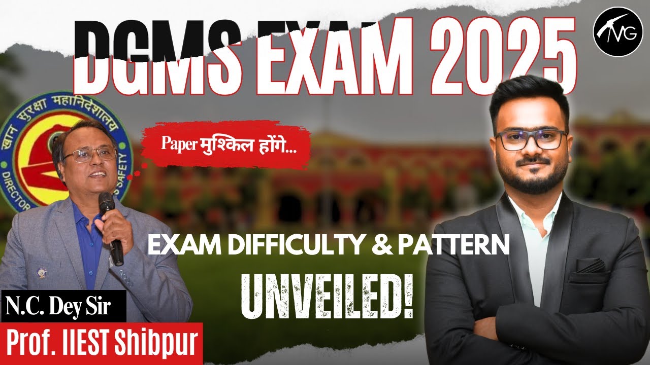 DGMS Exam 2025: New Pattern Unveiled | Success Rate Under 5% | NC Dey Sir's Insights & Success Tips
