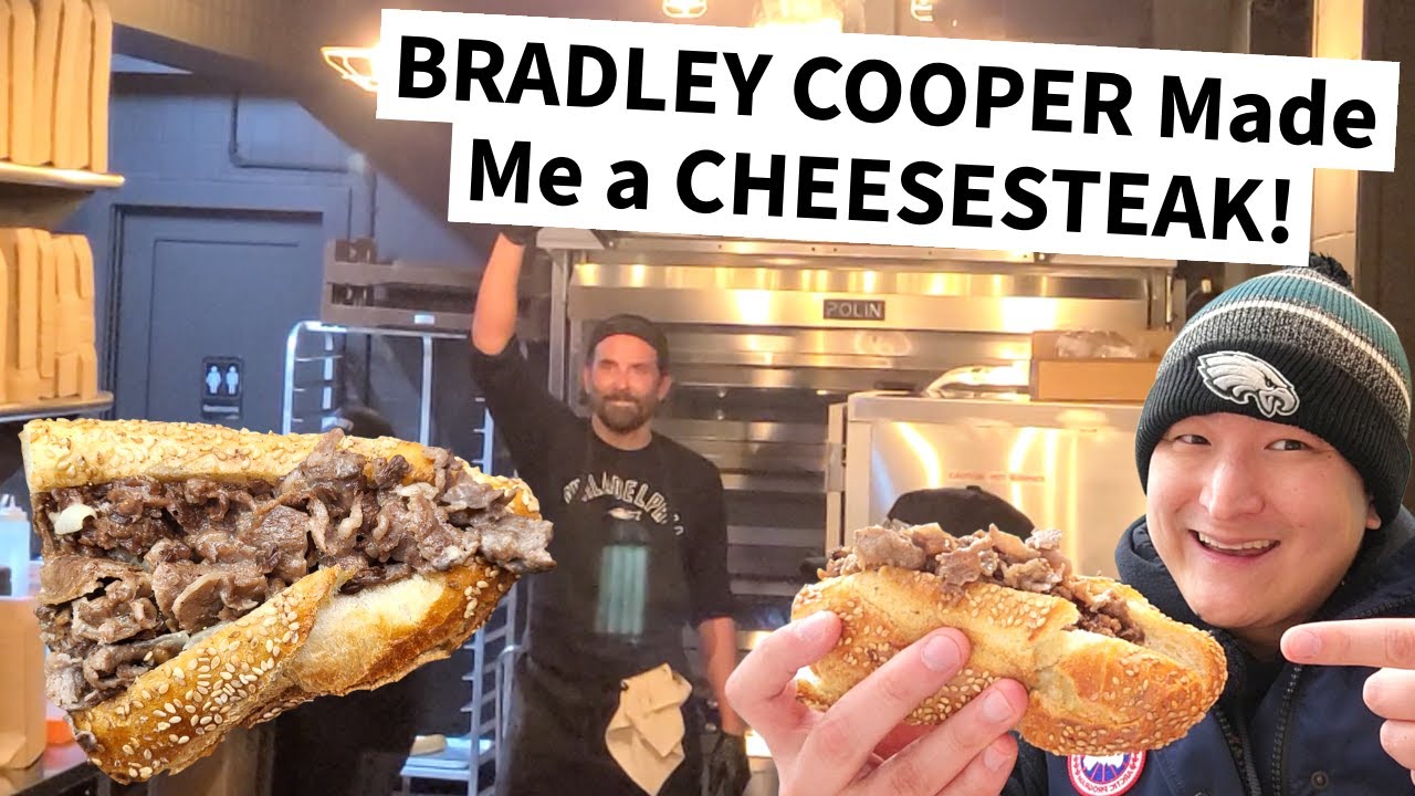 BRADLEY COOPER Made Me a CHEESESTEAK! Is Danny & Coop's Worth The Hype?