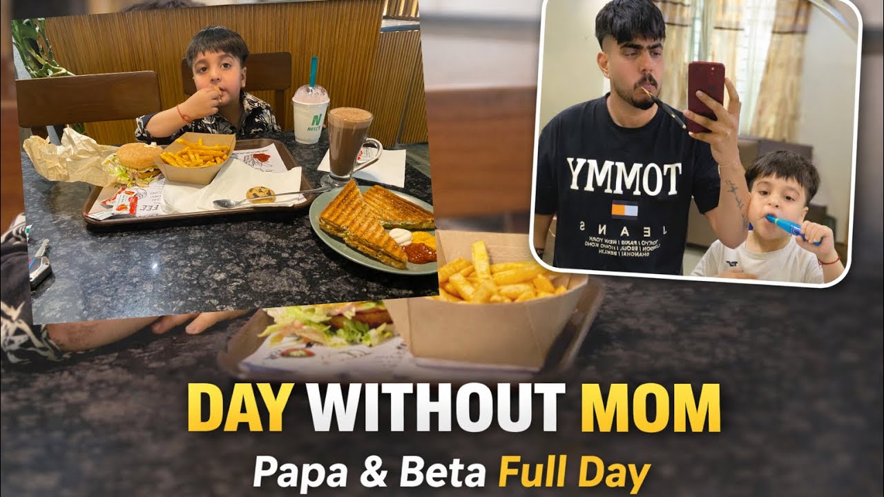Papa & Beta Morning Out | Mom Not at Home 🏠 