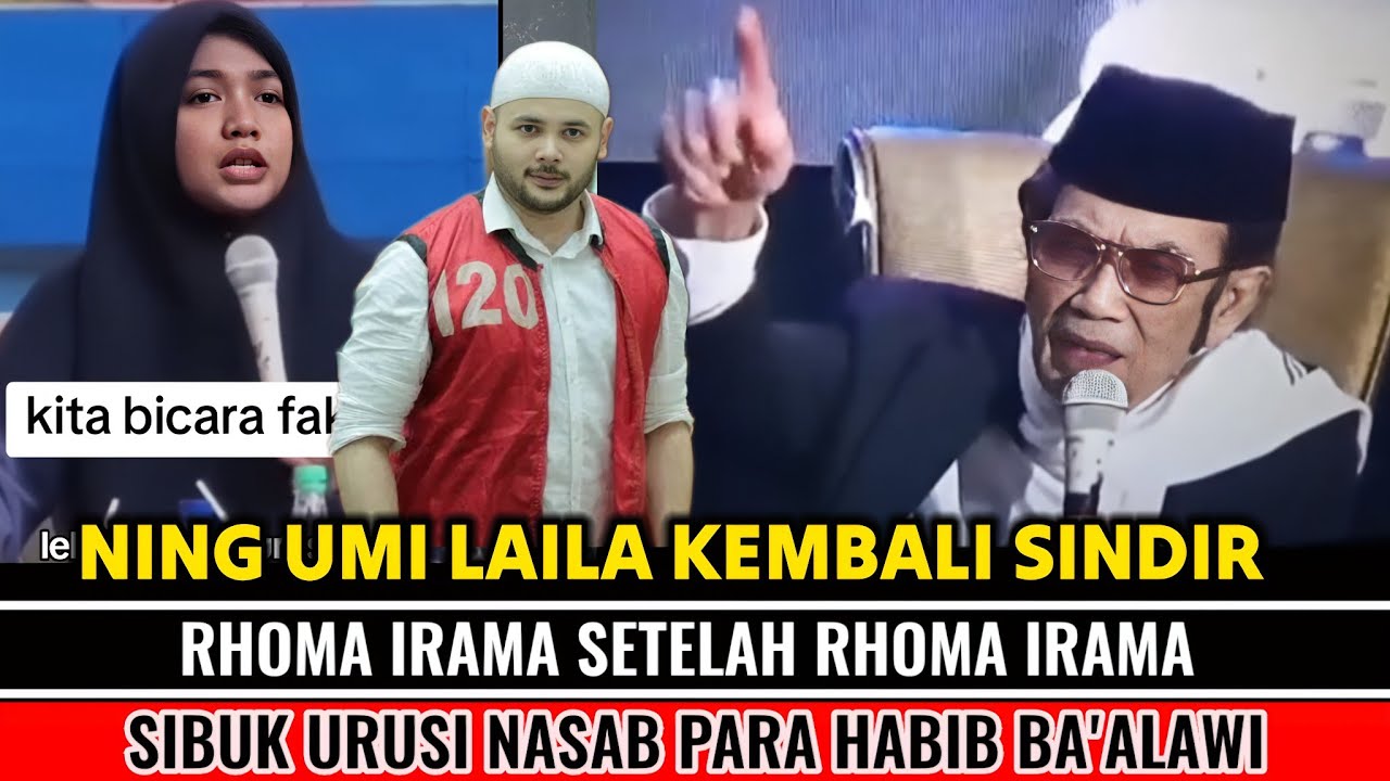 NING UMI LAILA KEMBALI SINDIR RHOMA IRAMA SETELAH RHOMA IRAMA SIBUK URUSI NASAB PARA HABIB BA'ALAWI