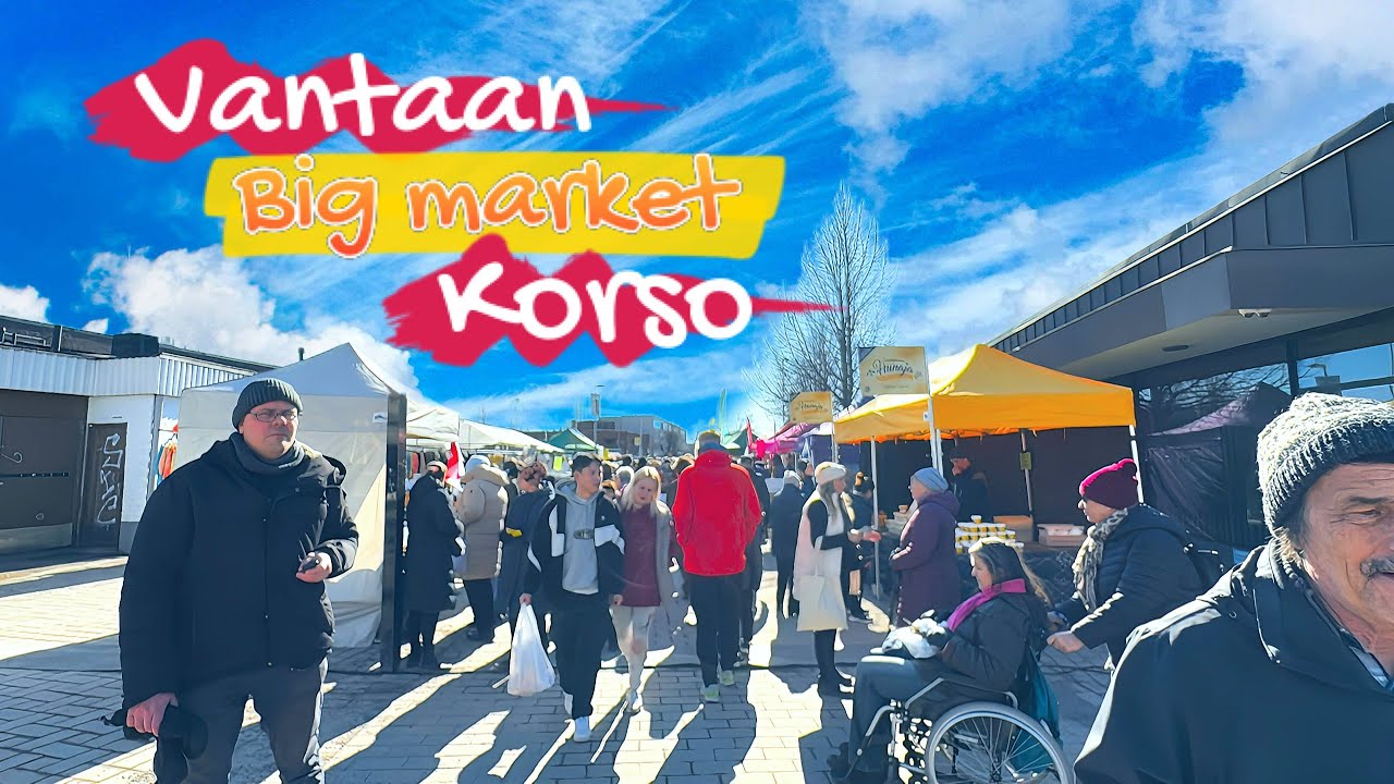 Vantaa Korso Big Market: Experience the Fusion of Finnish Tradition & Global Culinary Delights!